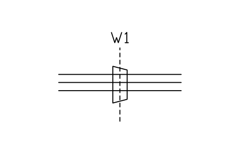 Pressure-tight bulkhead cable gland sembolünün önizlemesi, blok IEC_CABLE_GLAND_BULKHEAD