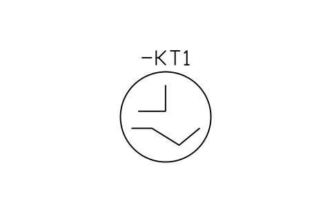 Aperçu du symbole Horloge à contact, bloc IEC_CLOCK_CONTACT