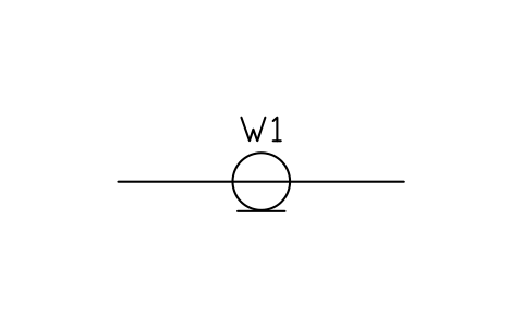 Coaxial pair sembolünün önizlemesi, blok IEC_COAX_PAIR