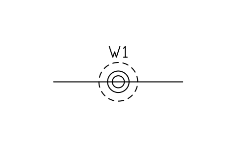 Coaxial pair with screen sembolünün önizlemesi, blok IEC_COAX_PAIR_SCREEN