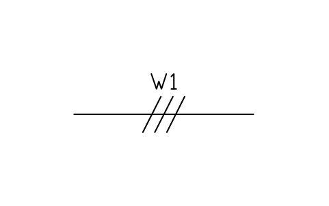 Group of 3 connections, form 1 sembolünün önizlemesi, blok IEC_CONDUCTOR_GROUP_3
