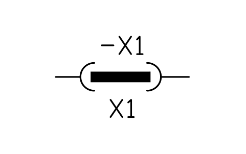Connector, male-male, U-link sembolünün önizlemesi, blok IEC_CONNECTOR_MALE_MALE