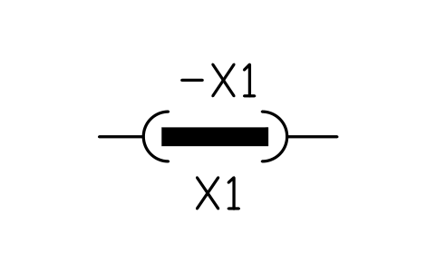 커넥터, 수-수, U링크 심볼 미리보기, 블록 IEC_CONNECTOR_MALE_MALE
