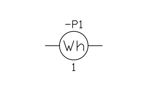전력량계 심볼 미리보기, 블록 IEC_ENERGY_METER