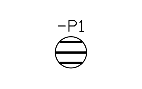 Electromechanical indicator sembolünün önizlemesi, blok IEC_INDICATOR_ELEMENT