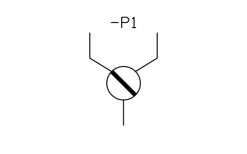 Electromechanical position indicator sembolünün önizlemesi, blok IEC_POSITION_INDICATOR