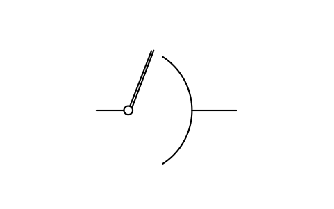 Aperçu du symbole Sélecteur à quatre fils, avec retour au repos, bloc IEC_SELECTOR_FOUR_WIRE