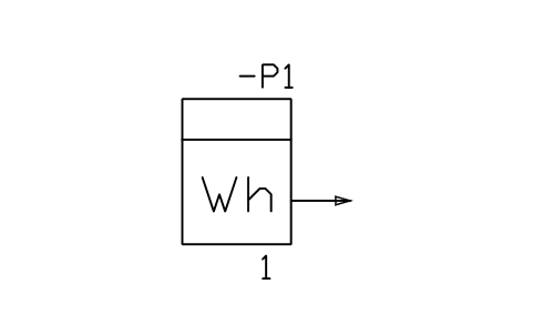 전력량계, 발신기 심볼 미리보기, 블록 IEC_WH_METER_TRANSMITTER