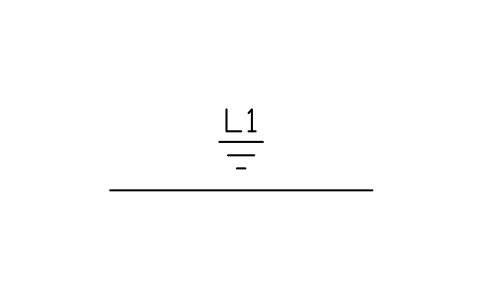 Anteprima del simbolo Linea interrata, blocco IEC_LINE_UNDERGROUND