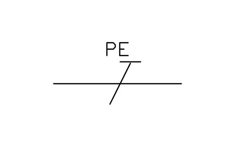 Protective conductor sembolünün önizlemesi, blok IEC_PROTECTIVE_CONDUCTOR