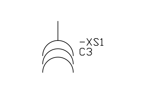 Aperçu du symbole Prise de courant multiple, forme 2, bloc IEC_SOCKET_OUTLET_MULTIPLE_2