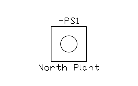Aperçu du symbole Centrale nucléaire prévue, bloc IEC_STATION_NUCLEAR_PLANNED