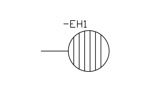 Aperçu du symbole Chauffe-eau, bloc IEC_WATER_HEATER