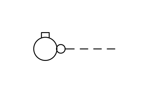 Actuator, cam and roller sembolünün önizlemesi, blok IEC_ACT_CAM_ROLLER