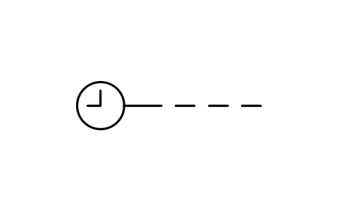 Actuator, electric clock sembolünün önizlemesi, blok IEC_ACT_CLOCK