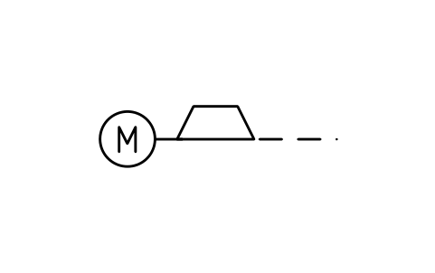 Aperçu du symbole Moteur avec frein serré, bloc IEC_BRAKE_APPLIED
