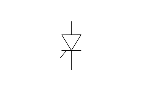 Aperçu du symbole Thyristor triode, non spécifié, bloc IEC_THYRISTOR_UNSPECIFIED
