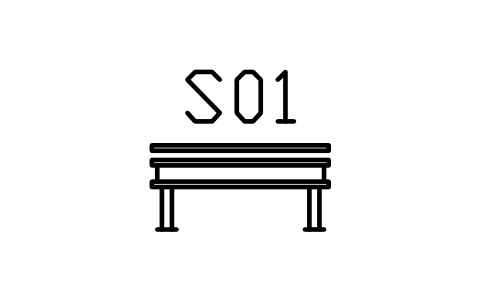 Bench, front view sembolünün önizlemesi, blok ENT_BENCH_FRONT