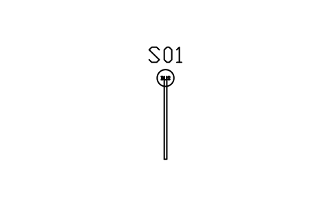 Bus stop sign, 3000 sembolünün önizlemesi, blok ENT_BUS_STOP_SIGN