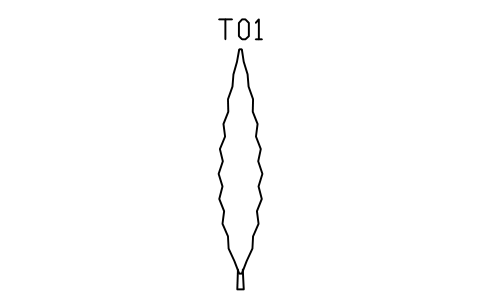 Tree, cypress, columnar, 6000 sembolünün önizlemesi, blok ENT_CONIFER_CYPRESS