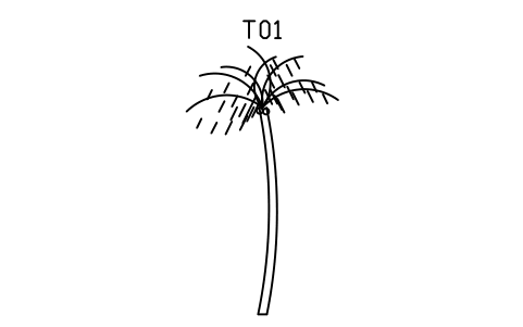 Palm, coconut, 7000 sembolünün önizlemesi, blok ENT_PALM_COCONUT