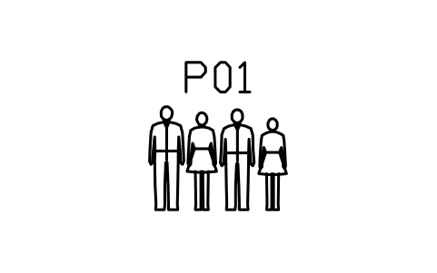 People, group of four sembolünün önizlemesi, blok ENT_PERSON_GROUP4