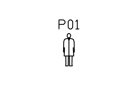 Person, man in long coat sembolünün önizlemesi, blok ENT_PERSON_MAN_COAT