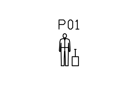 Person with suitcase sembolünün önizlemesi, blok ENT_PERSON_SUITCASE