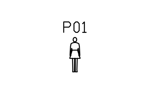 Person, woman standing, 1650 sembolünün önizlemesi, blok ENT_PERSON_WOMAN