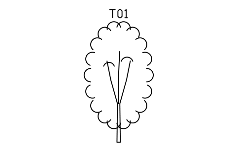 Tree, deciduous, oval, 7000 sembolünün önizlemesi, blok ENT_TREE_OVAL