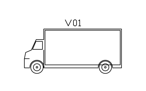 Truck, box truck, side view sembolünün önizlemesi, blok ENT_TRUCK_BOX_SIDE