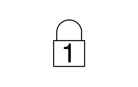 Vista previa del símbolo Locking, numerals, num-lock, bloque EGB_5992