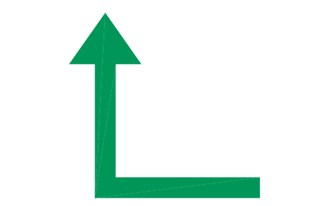 Preview of the Escape direction arrow, bend to the right symbol, block ESC_ARROW_BEND_RIGHT