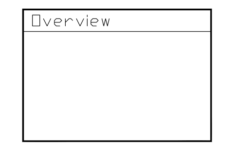 Preview of the Overview plan frame symbol, block ESC_BOX_OVERVIEW