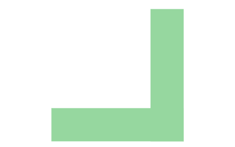 Preview of the Escape route strip, corner symbol, block ESC_ROUTE_CORNER