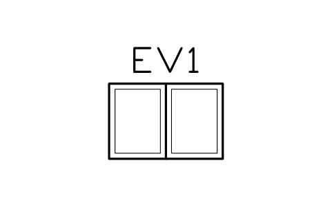 Preview of the Battery cabinet 1200 x 800 symbol, block EVC_BESS_CAB