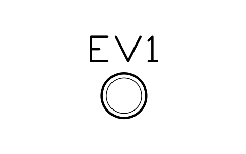 Preview of the Waste bin 450 symbol, block EVC_BIN