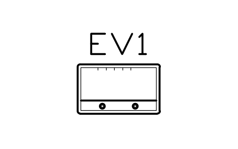 Preview of the Charger, DC, 150 kW, two outputs symbol, block EVC_DC_150_2