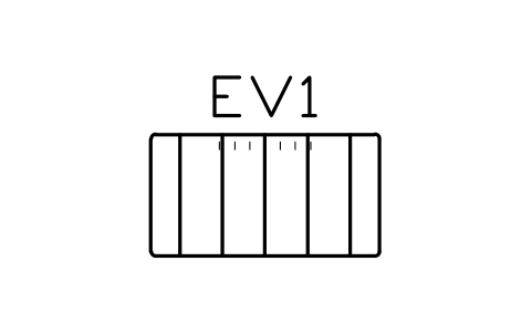 Preview of the Power cabinet, DC, 1500 x 800 symbol, block EVC_DC_CAB_1500