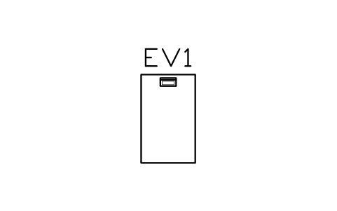 Preview of the Mobility scooter charging bay 800 x 1300 symbol, block EVC_MOBILITY