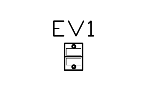 Preview of the Pedestal, AC, back to back, 300 x 450 symbol, block EVC_PED_2_BACK