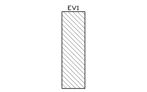 Preview of the Accessible aisle 1500 x 5000 symbol, block EVC_ZONE_AISLE