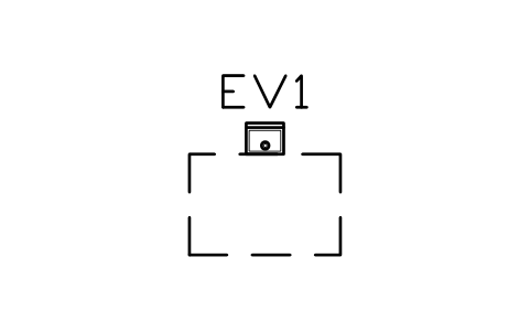 Preview of the User zone 1200 x 800 at charger symbol, block EVC_ZONE_USER