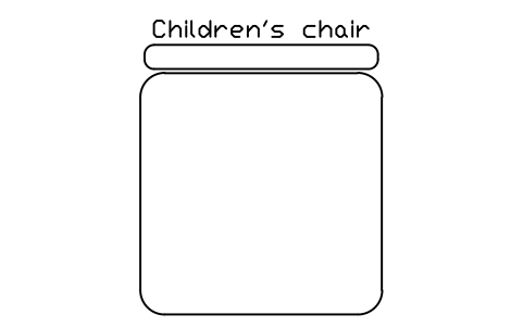 Aperçu du symbole Children's chair, bloc EVT_CHAIR_KIDS
