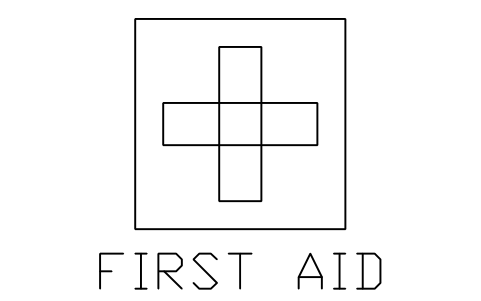 Aperçu du symbole First aid marker, bloc EVT_FIRST_AID
