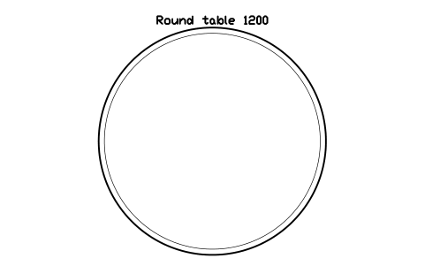 Aperçu du symbole Round table 1200, bloc EVT_ROUND_1200