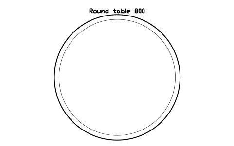 Aperçu du symbole Round table 800, bloc EVT_ROUND_800
