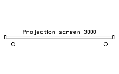 Aperçu du symbole Projection screen 3000, bloc EVT_SCREEN_3000