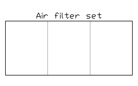 Vista previa del símbolo Air filter set, bloque FPL_AIR_FILTER_SET