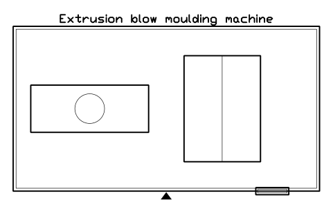Vista previa del símbolo Extrusion blow moulding machine, bloque FPL_BLOW_MOULD